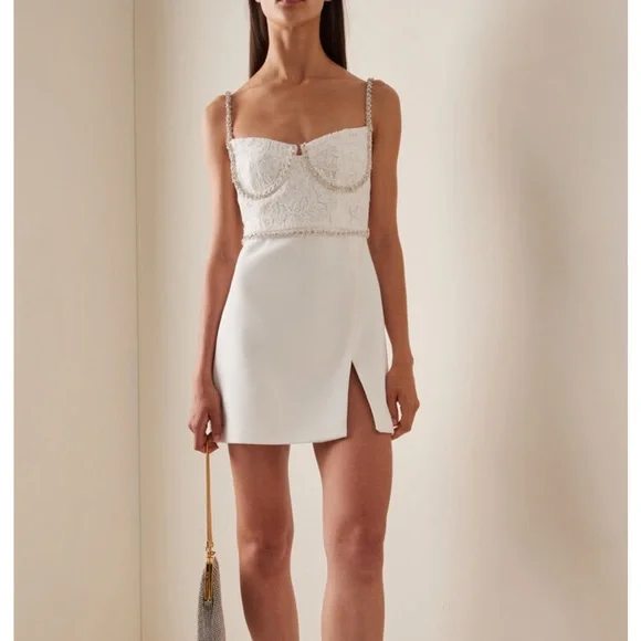 Self Portrait lace bodice mini dress - Picture 2 of 4